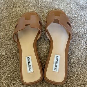 Steve Madden Cognac Sandals - 9.5